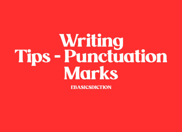 writing tips - punctuation marks